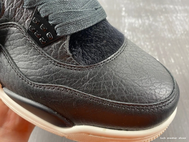 Reps LUCY 4 Jordan 819139-010 Retro Hair Black Pony 0714